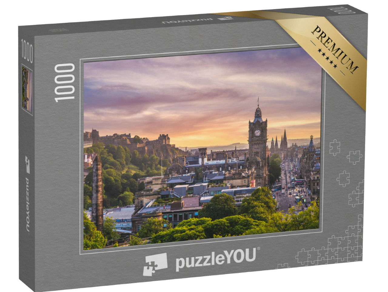 Puzzle de 1000 pièces « Vue aérienne d'Édimbourg, Écosse »