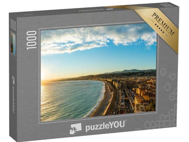 Puzzle de 1000 pièces « Ruines de châteaux à Nice sur la Côte d'Azur »