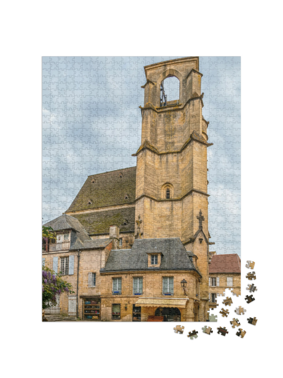Puzzle de 1000 pièces « Église Sainte-Marie de Sarlat à Sarlat-la-Canéda en Dordogne, France »