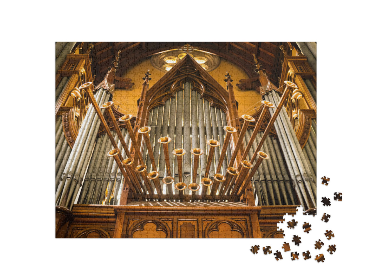 Puzzle de 1000 pièces « Orgue dans une église »