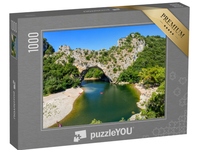 Puzzle de 1000 pièces « L'incroyable Pont D'Arc sur l'Ardèche, France »