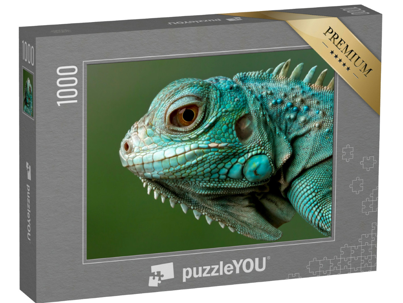 Puzzle de 1000 pièces « Iguane bleu »