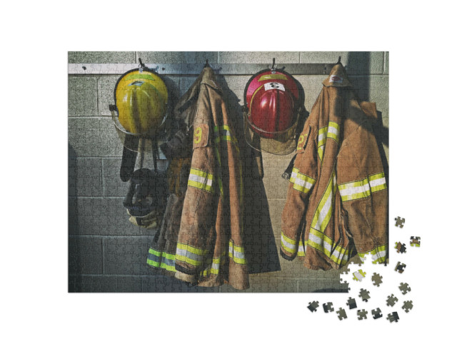 Puzzle de 1000 pièces « Équipement pour pompiers »