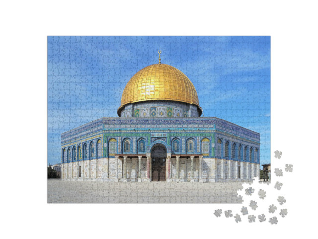 Puzzle de 1000 pièces « Dôme du Rocher à Jérusalem »