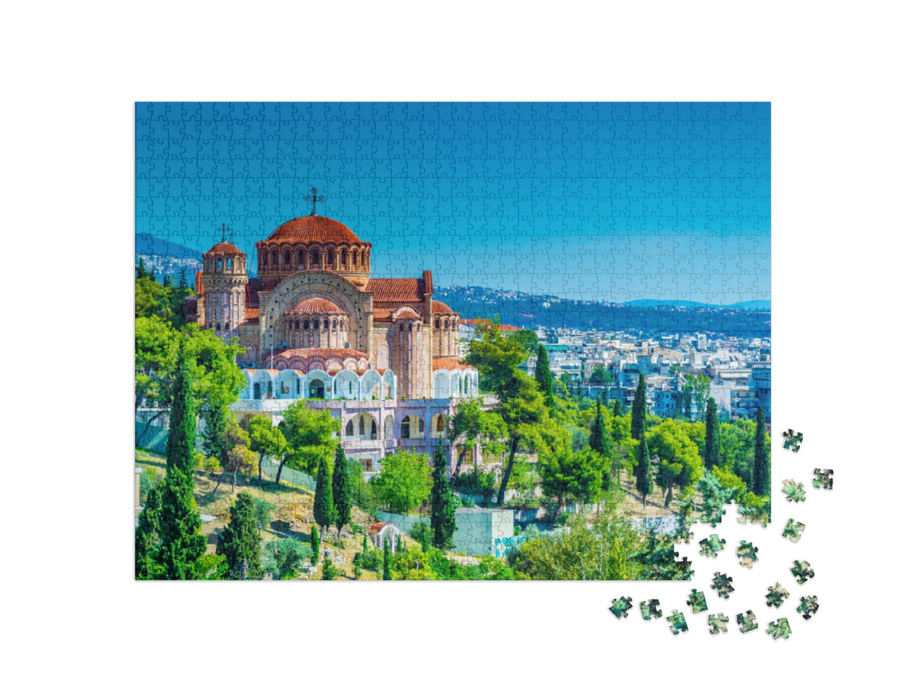 Puzzle de 1000 pièces « Cathédrale Saint-Paul, Thessalonique, Grèce »