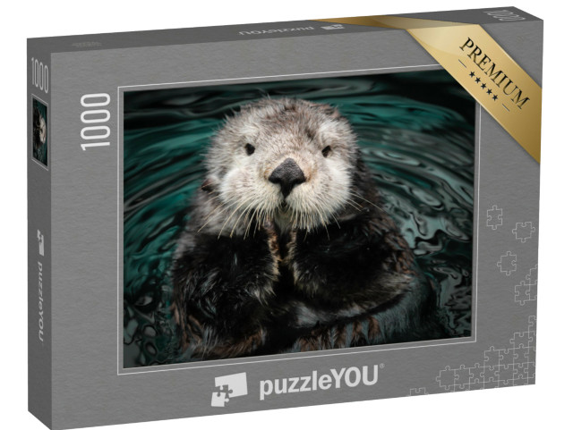Puzzle de 1000 pièces « Loutre de mer dans l'eau »