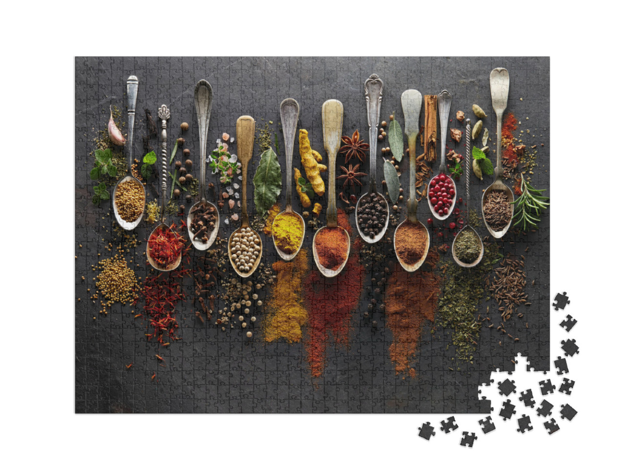 Puzzle 1000 pièces XXL « Herbes et épices »