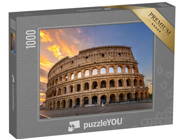 Puzzle de 1000 pièces « Colisée au lever du soleil, Rome, Italie »