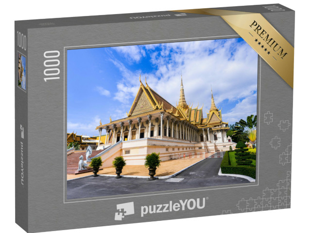 Puzzle de 1000 pièces « Palais royal Chanchhaya Pavillon à Phnom Penh, Cambodge »