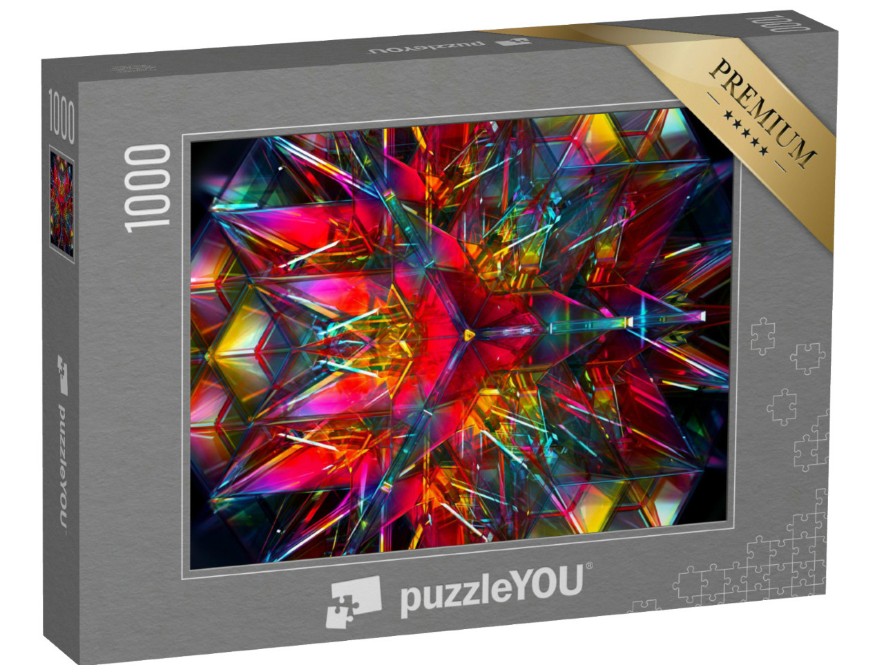 Puzzle de 1000 pièces « L'art abstrait en 3D »