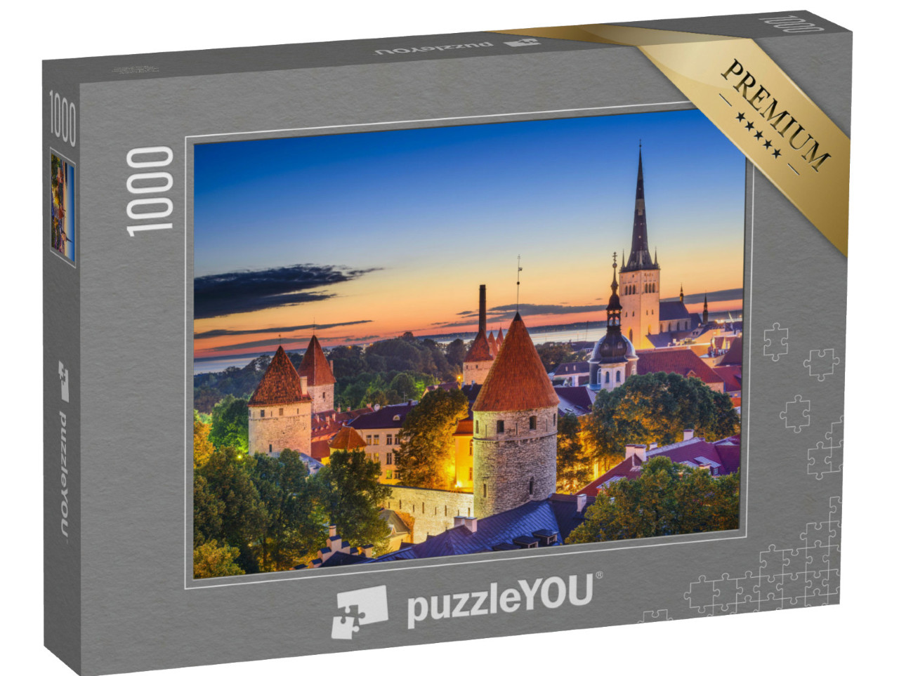 Puzzle de 1000 pièces « Tallinn, Estonie à l'aube »