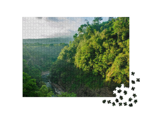 Puzzle de 1000 pièces « Barrage de Cachi près de Cartago, Costa Rica »