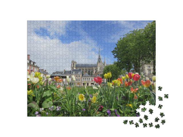 Puzzle de 1000 pièces « Cathédrale d'Amiens, France »