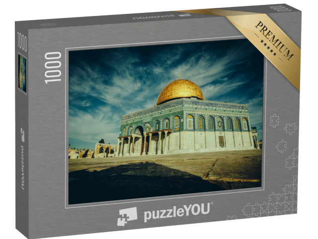 Puzzle de 1000 pièces « Le Dôme du Rocher et son dôme doré, Jérusalem, Israël »