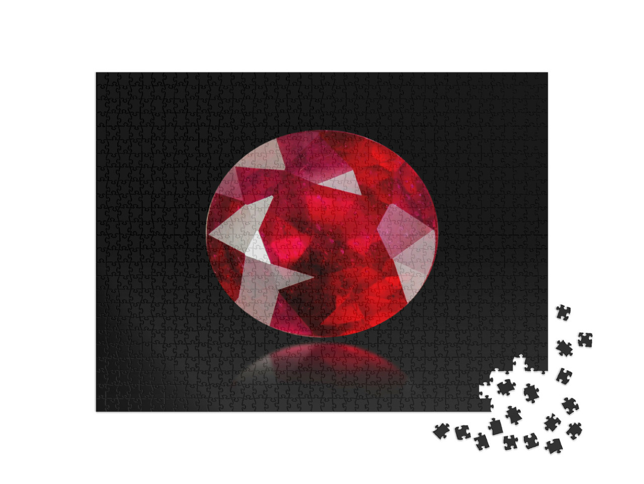 Puzzle de 1000 pièces « Rubis rouge »
