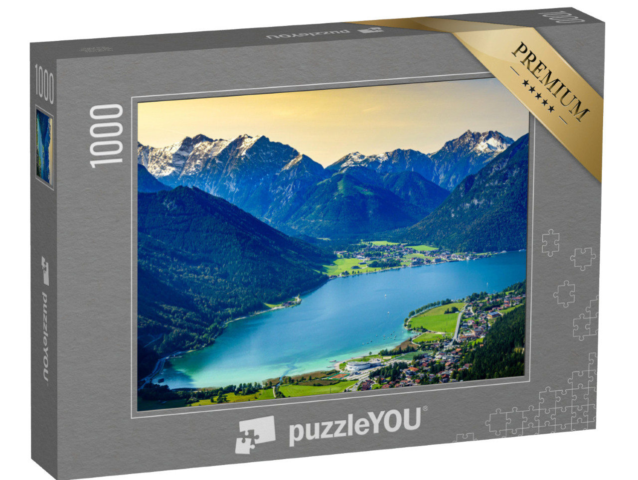 Puzzle de 1000 pièces « Vue sur le lac Achensee en Autriche »