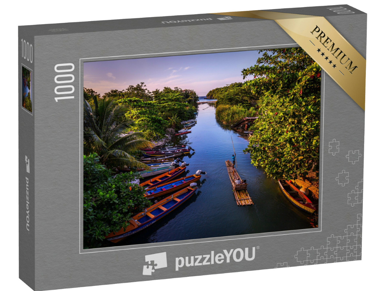 Puzzle de 1000 pièces « Rafting sur la White River à St. Ann, Jamaïque »