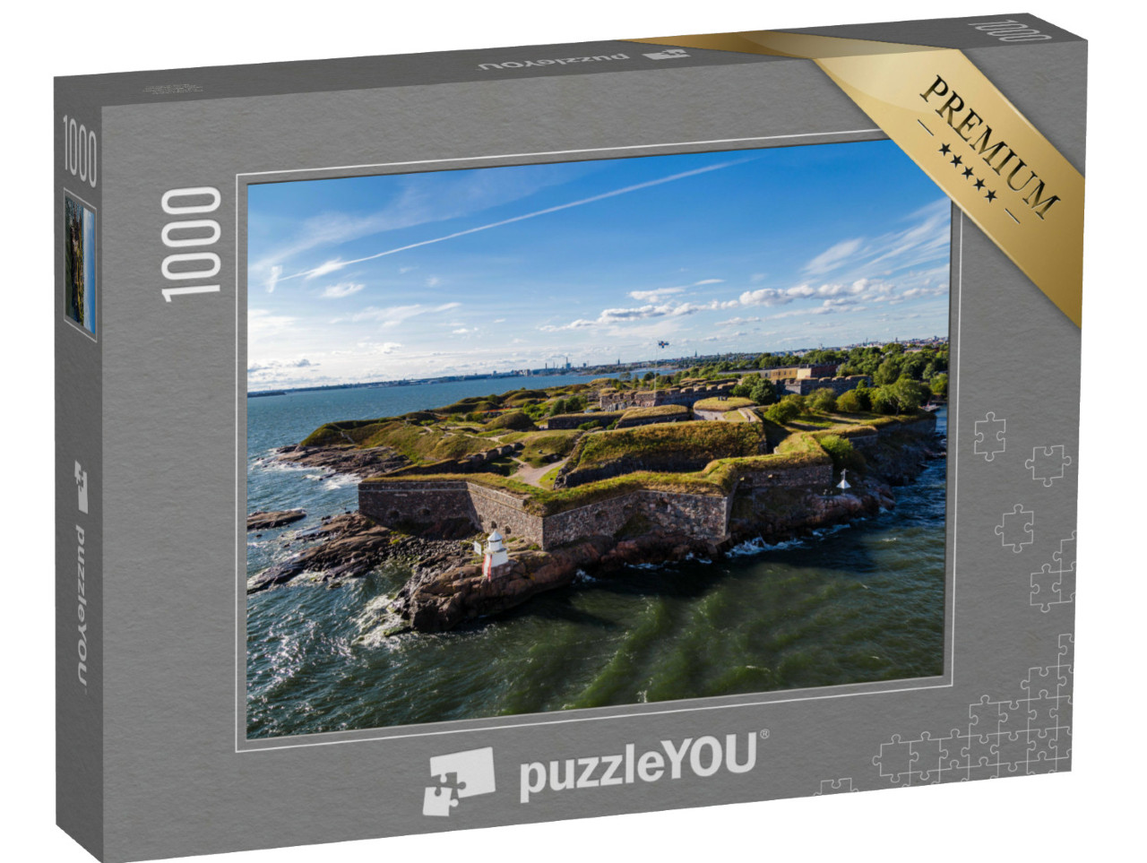 Puzzle de 1000 pièces « Forteresse navale de Suomenlinna, Helsinki, Finlande »
