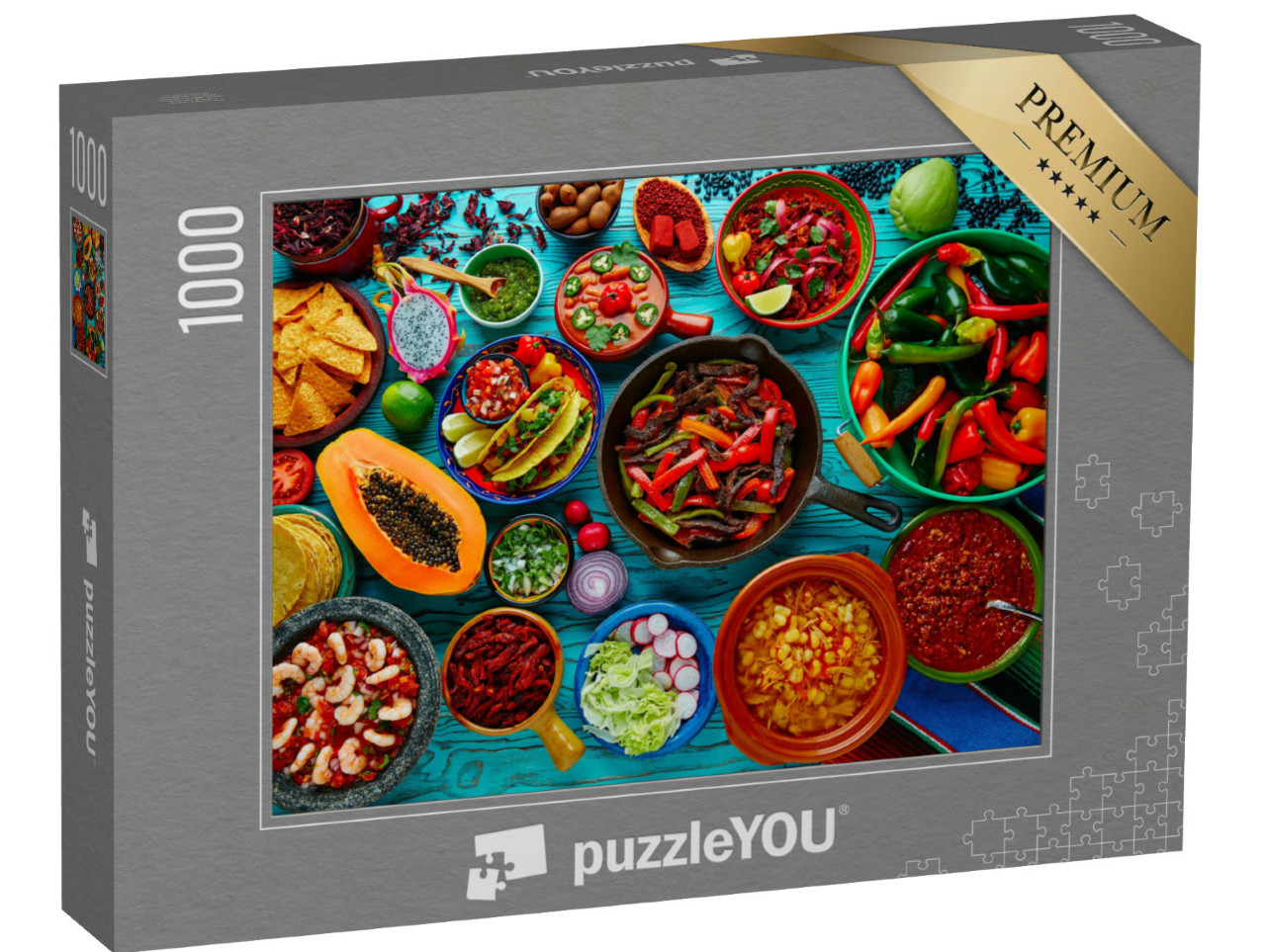 Puzzle de 1000 pièces « Repas mexicain »