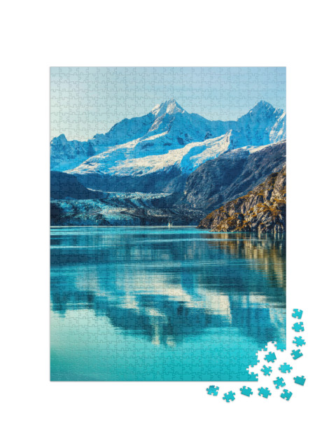 Puzzle de 1000 pièces « Baie des Glaciers en Alaska »