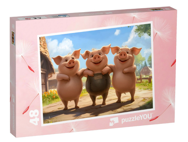 Puzzle de 48 pièces « Farces de cochon »