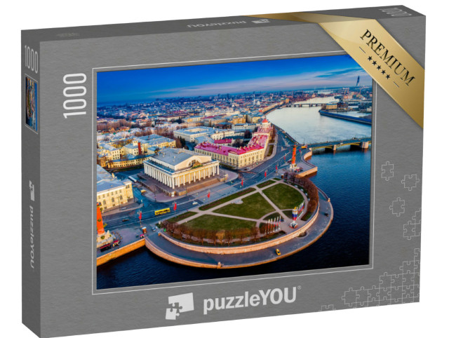 Puzzle de 1000 pièces « Inlet de l'île Vassilievski, Saint-Pétersbourg »