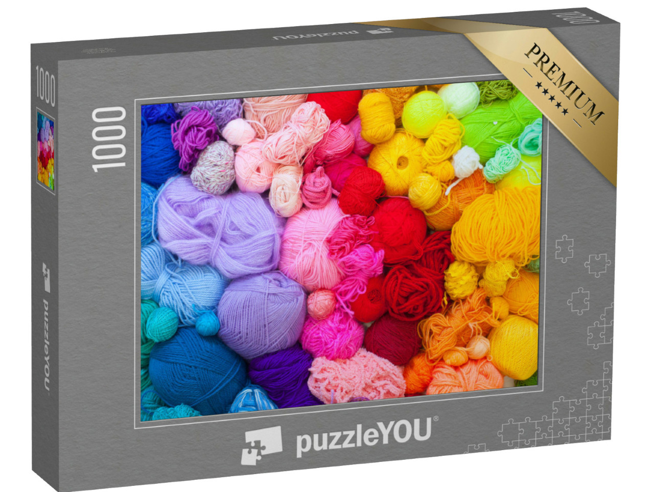 Puzzle de 1000 pièces « Laine de différentes tailles et couleurs »