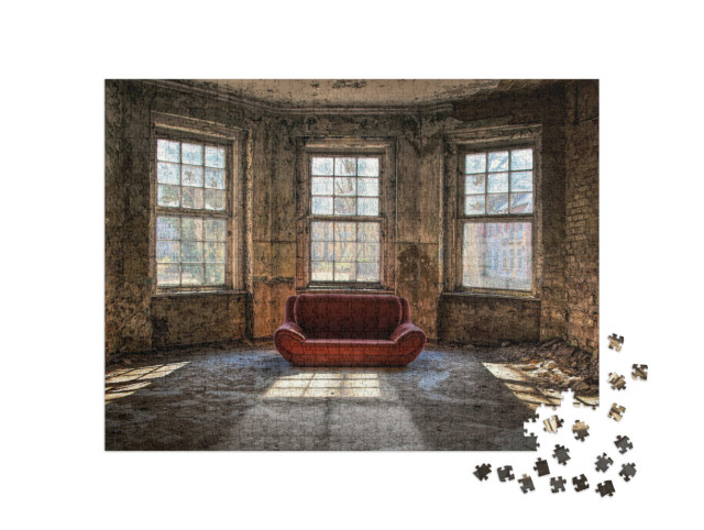Puzzle de 1000 pièces « Vieille chambre abandonnée »