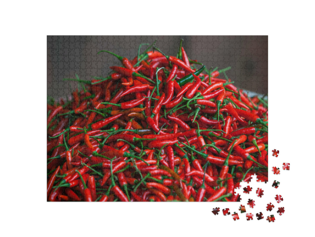Puzzle de 1000 pièces « Piment frais fort »