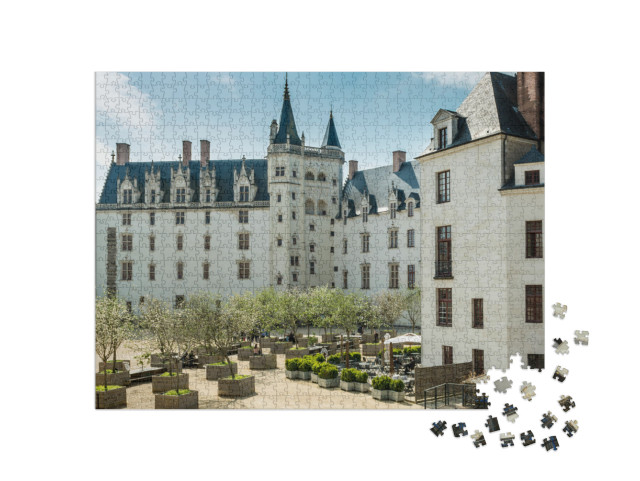 Puzzle de 1000 pièces « Château de Bretagne, Nantes, France »