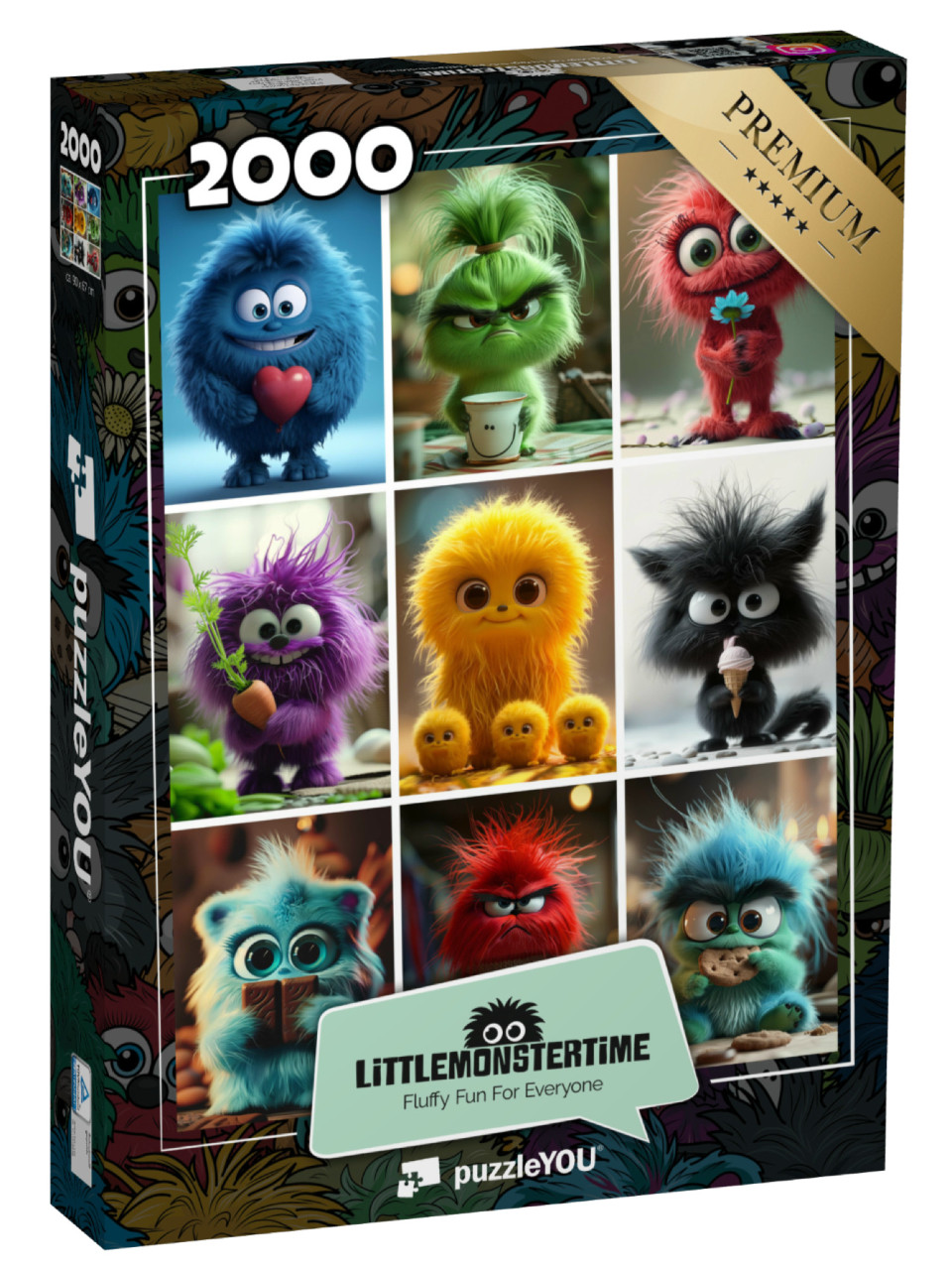 Puzzle de 2000 pièces « LITTLEMONSTERTIME: Collage »