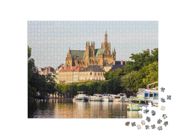 Puzzle de 1000 pièces « La cathédrale de Metz »