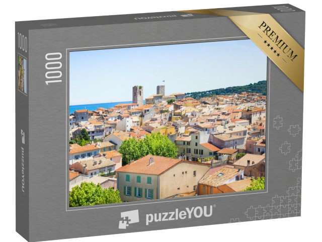 Puzzle de 1000 pièces « La vieille ville d'Antibes, Côte d'Azur »